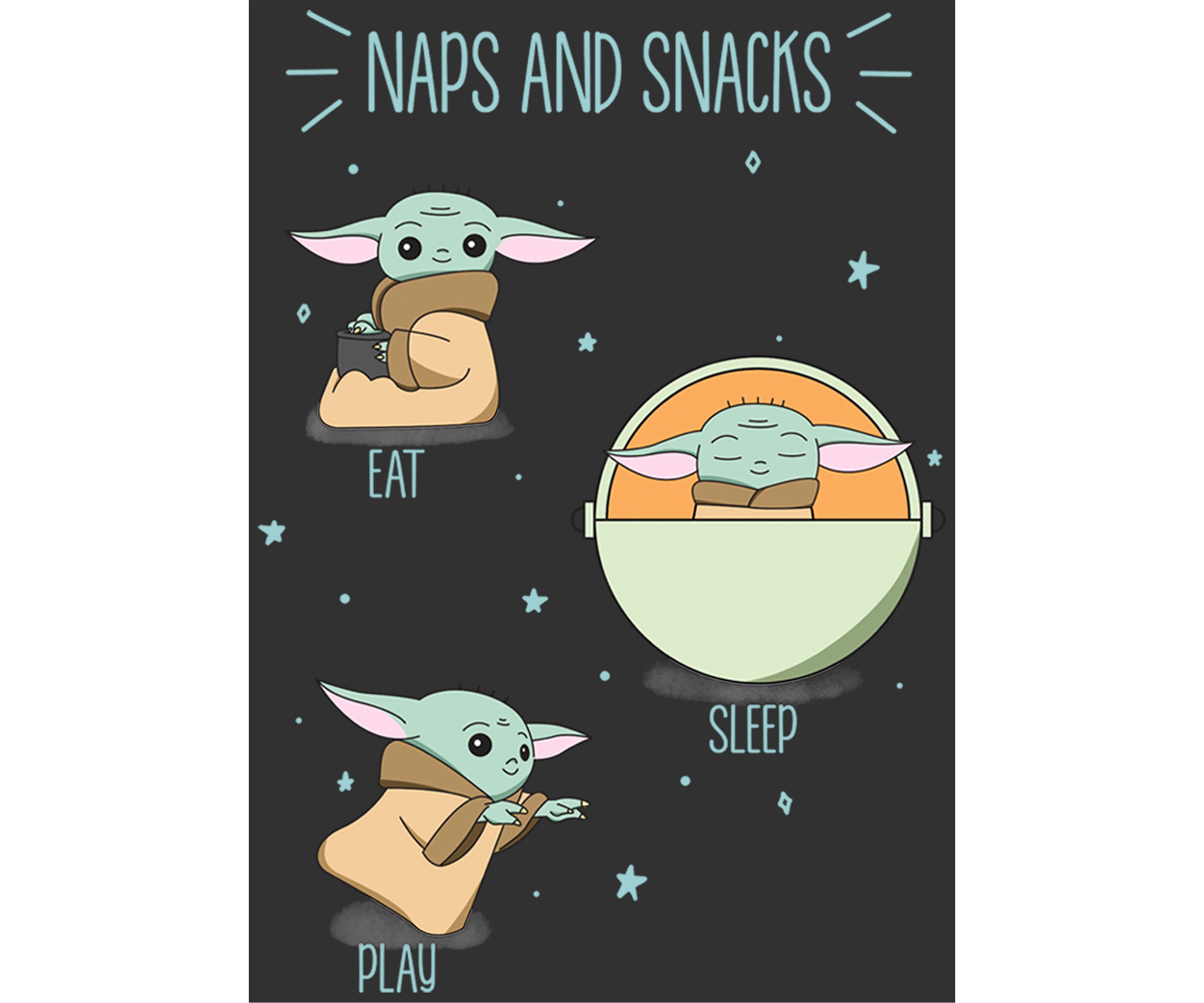 Star Wars The Mandalorian Snack Yoda T-Shirt