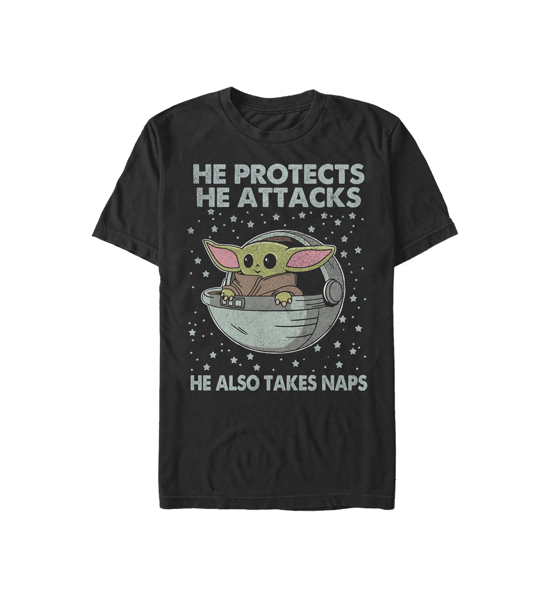  Star Wars The Mandalorian Naps T-Shirt 