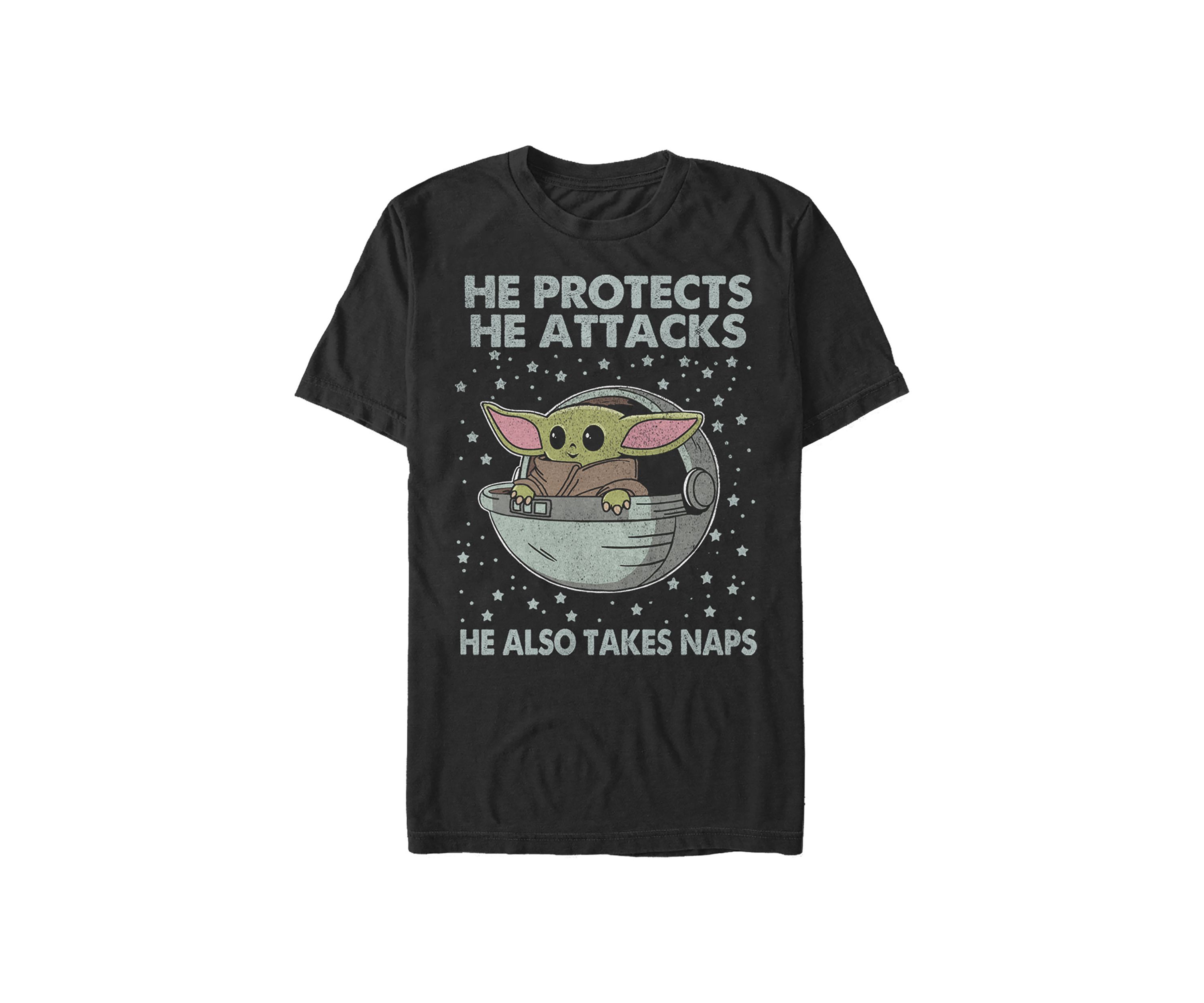  Star Wars The Mandalorian Naps T-Shirt 