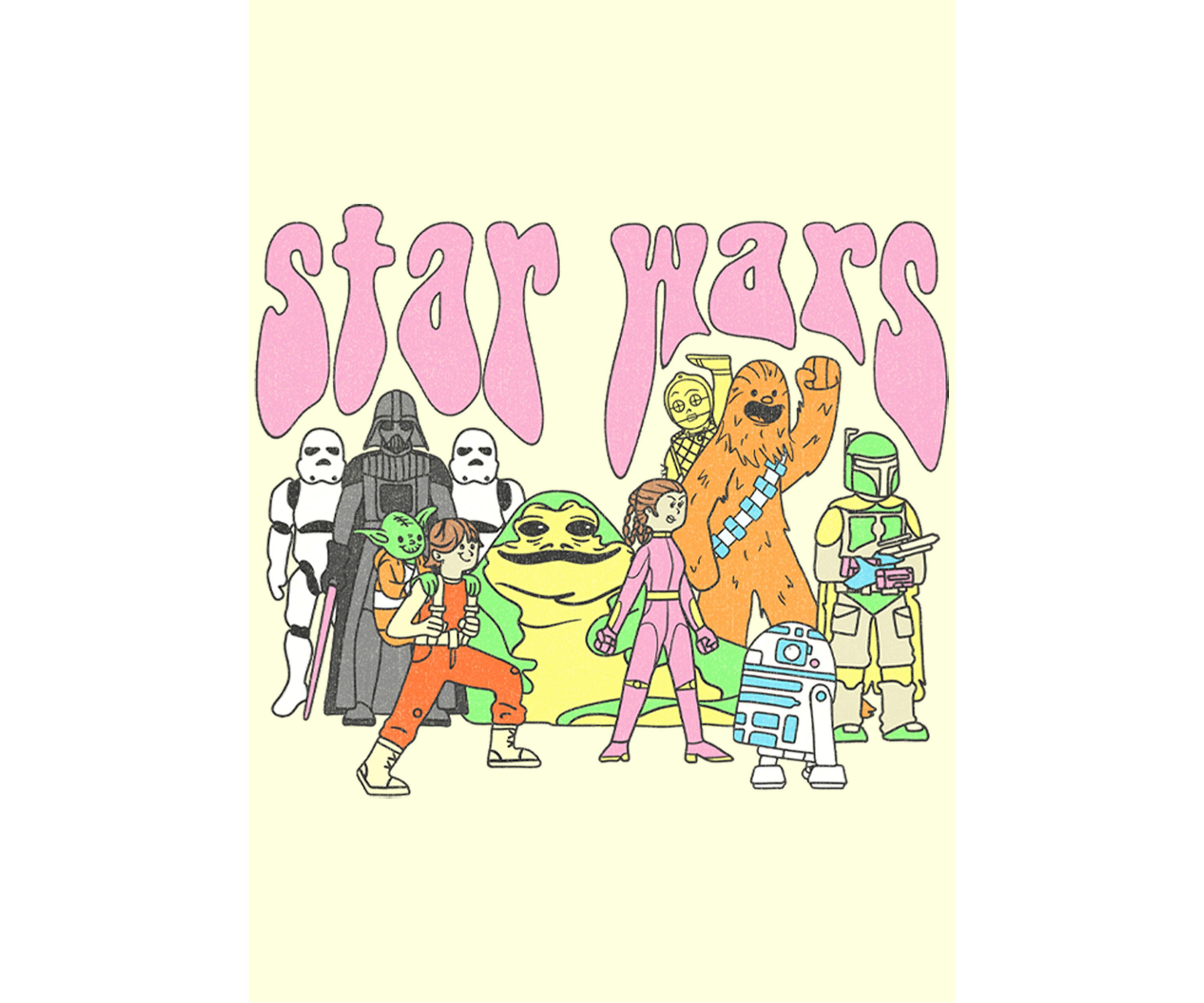 Star Wars Psychedelic Characters T-Shirt