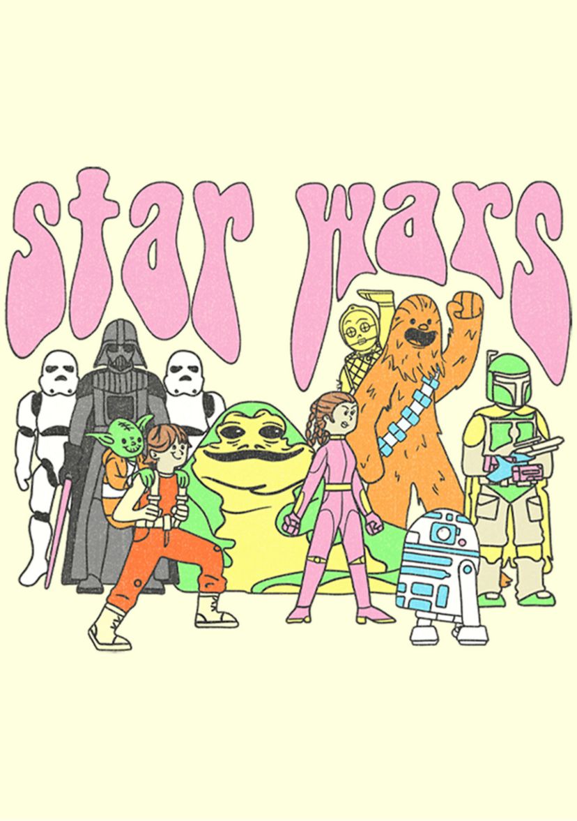 Star Wars Psychedelic Characters T-Shirt