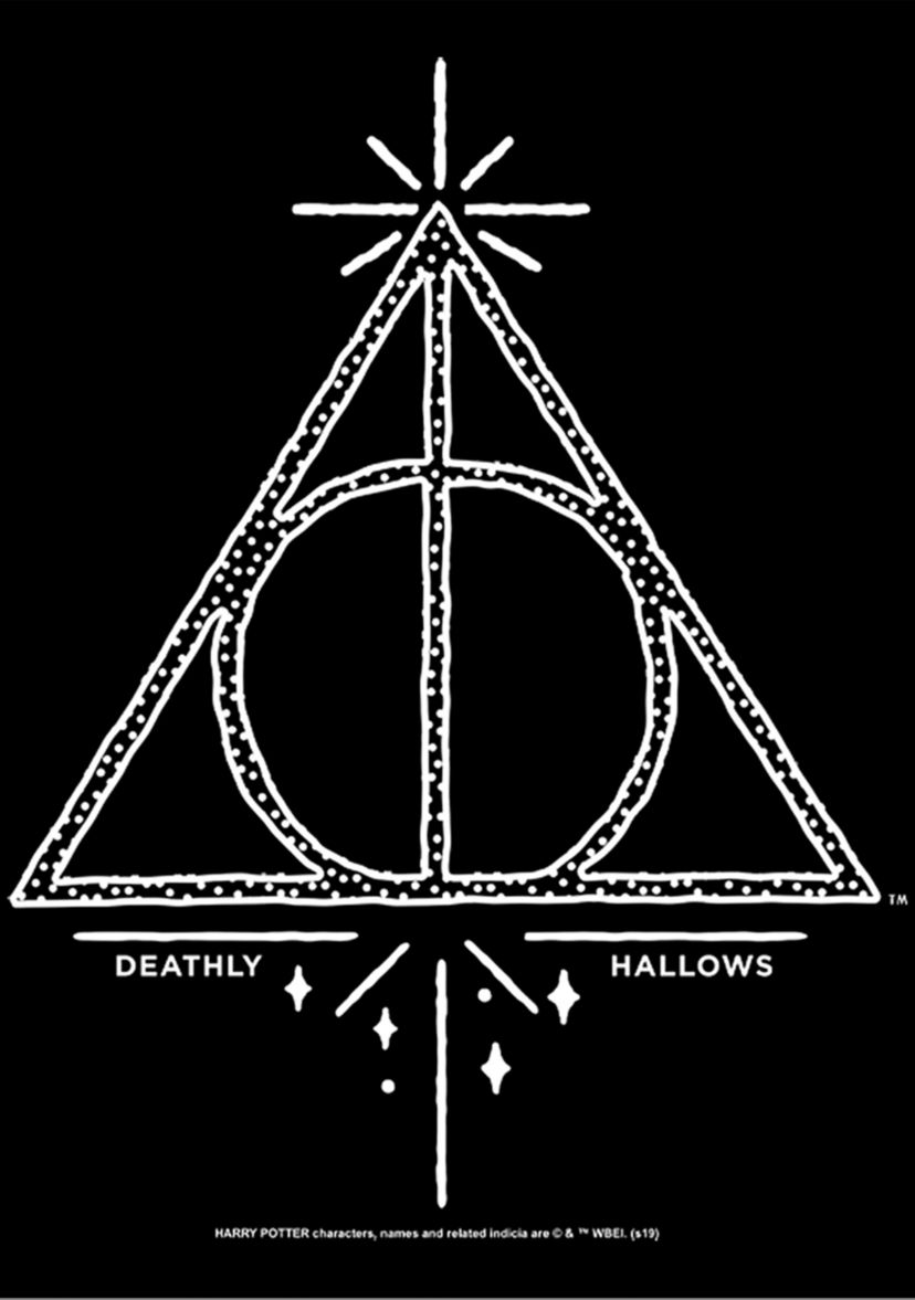 Harry Potter Deathly Hallows Line Symbol T-Shirt