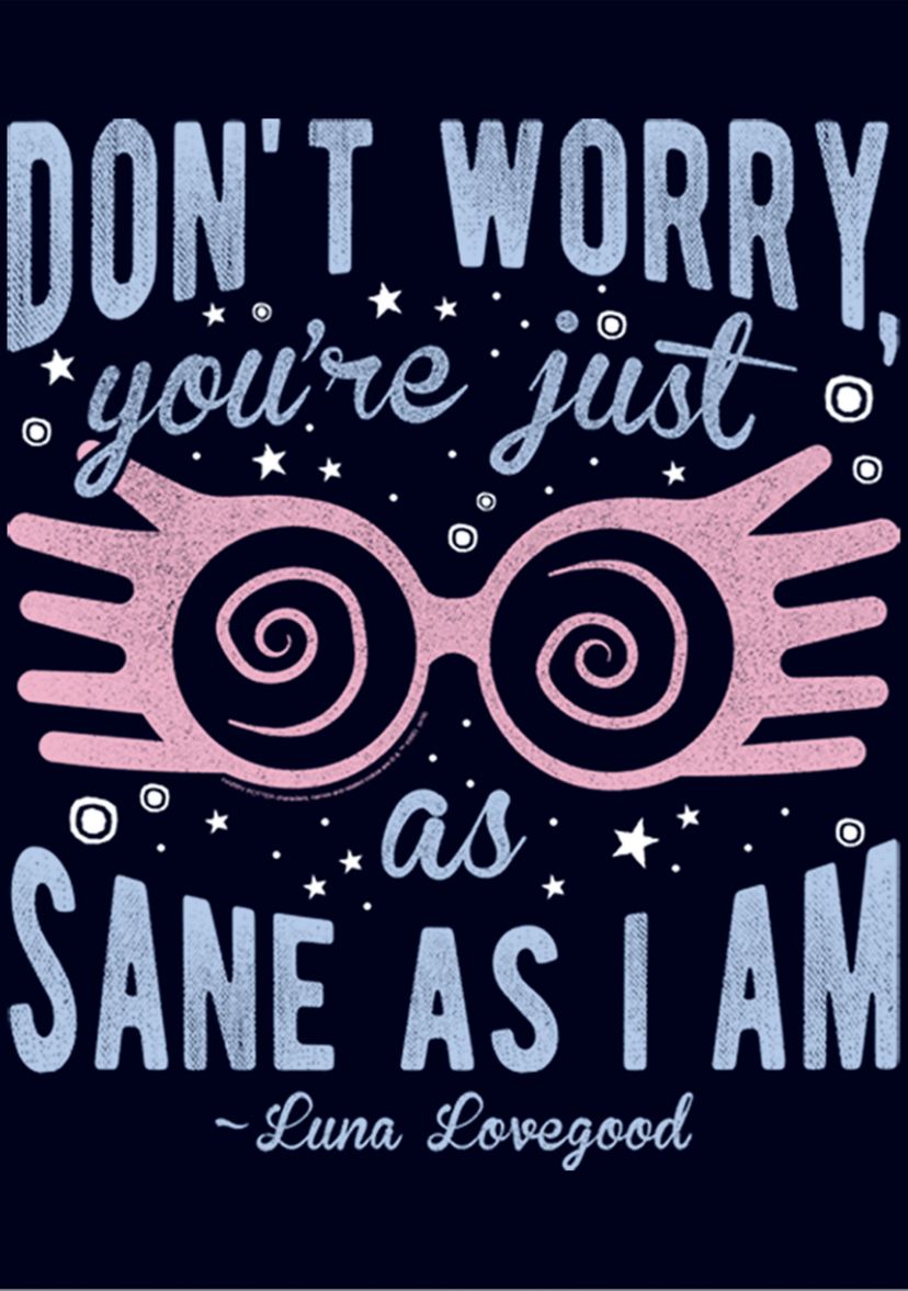 Harry Potter Just As Sane As Luna T-Shirt
