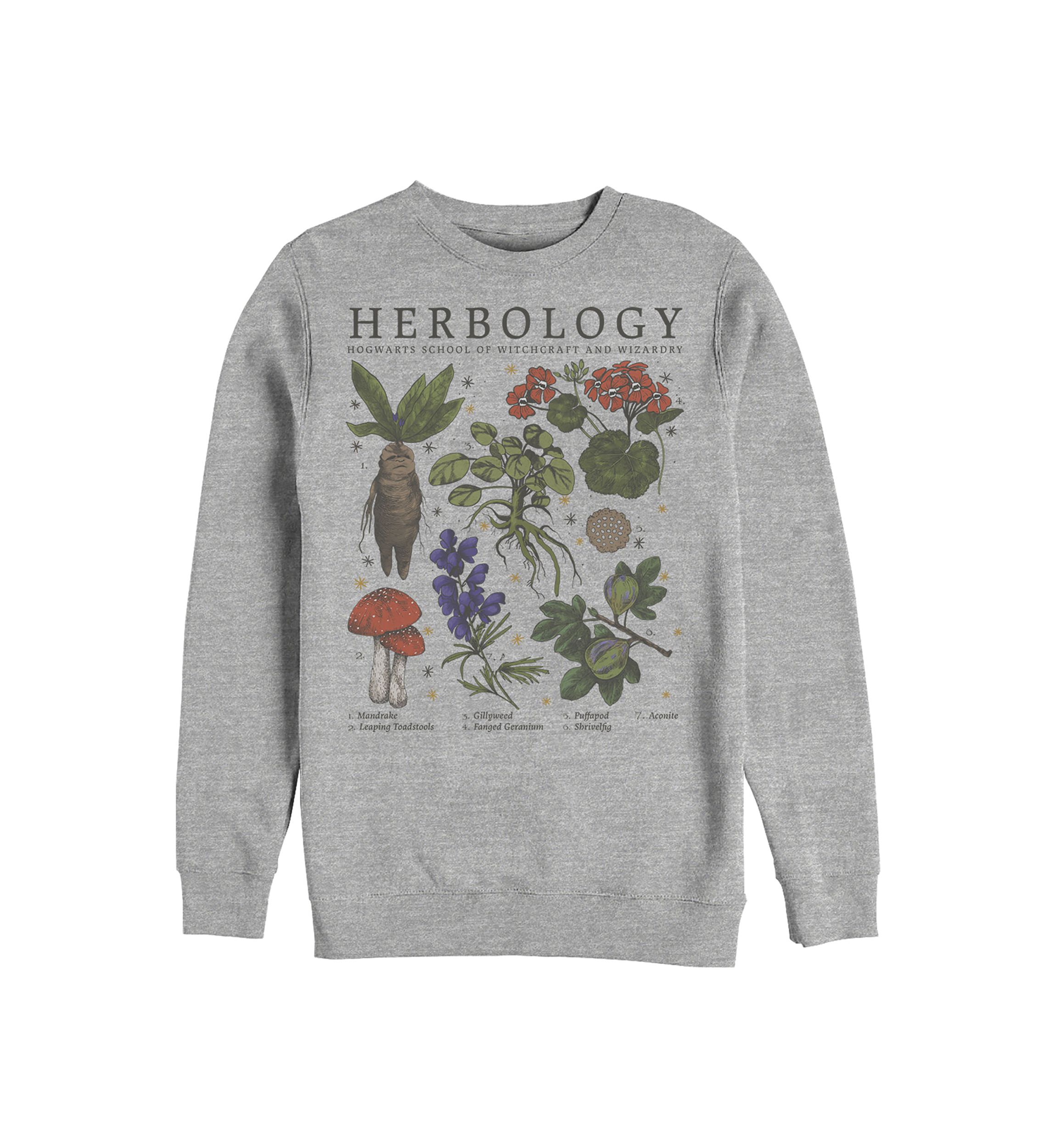 	  Harry Potter Herbology Fleece Crew Sweater  