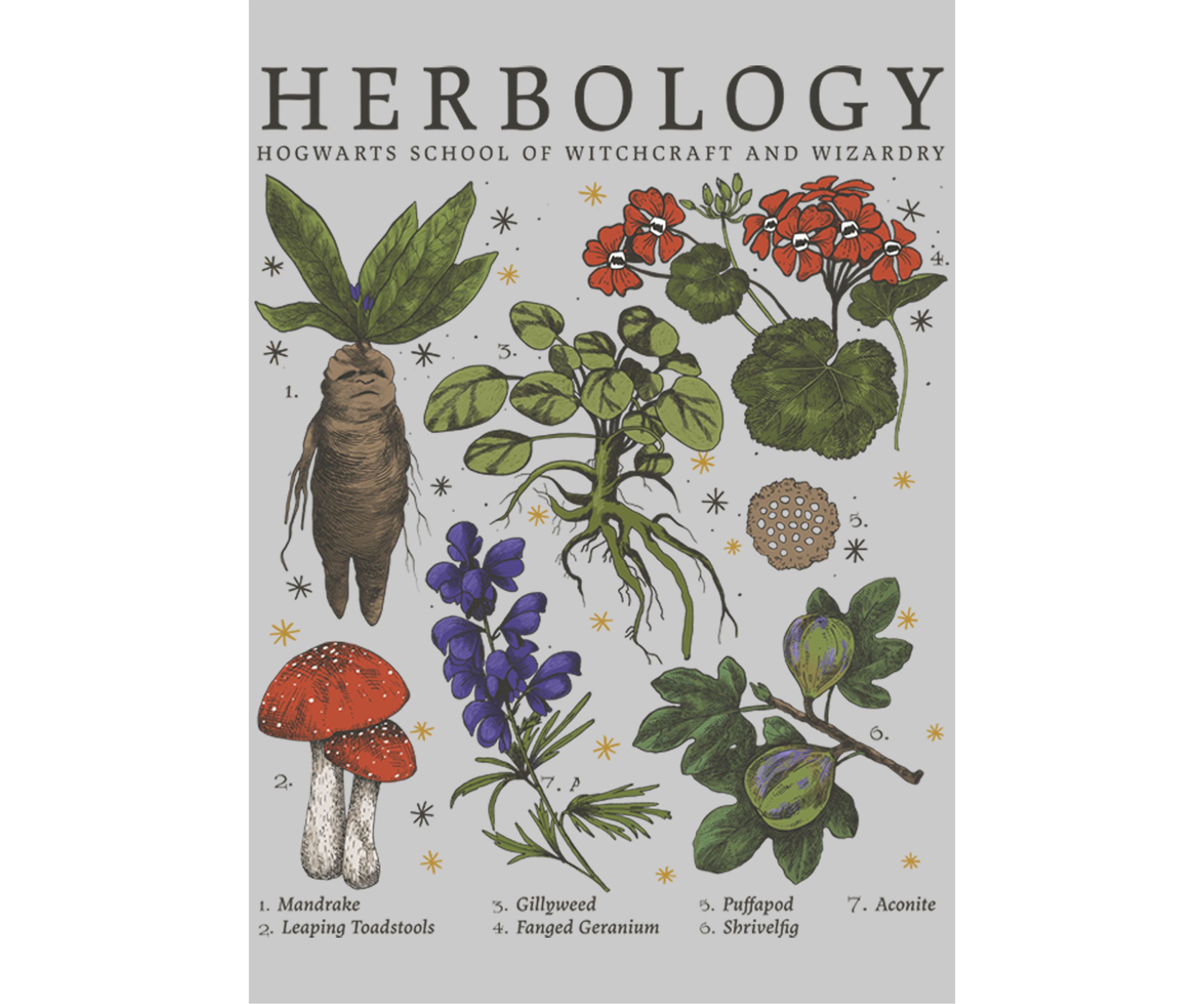 	  Harry Potter Herbology Fleece Crew Sweater  