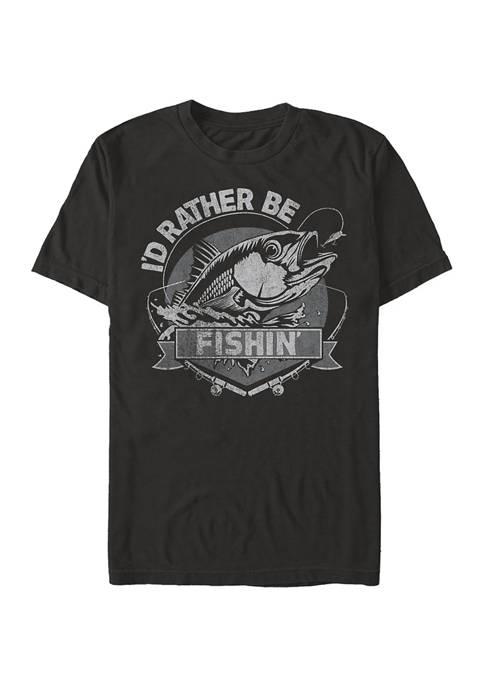 Fifth Sun Generic Just Fish Graphic T-Shirt