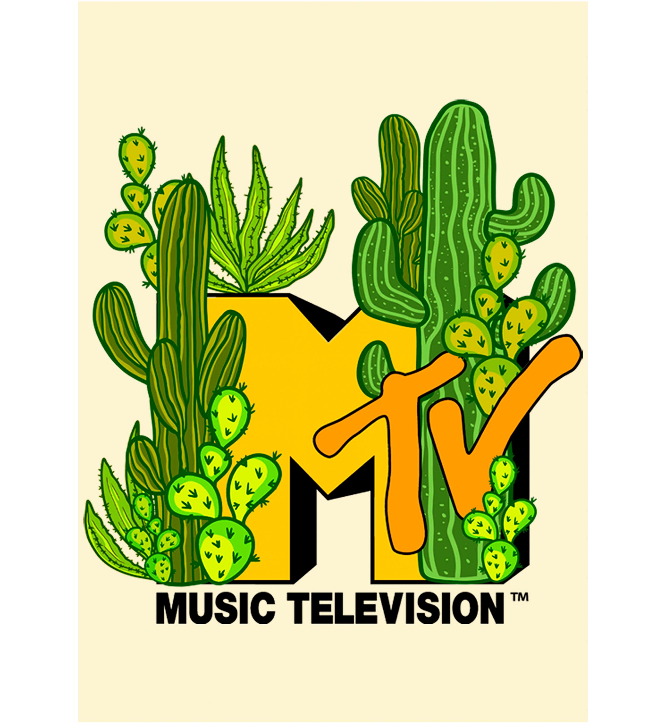 MTV Cacti Galore Graphic T-Shirt