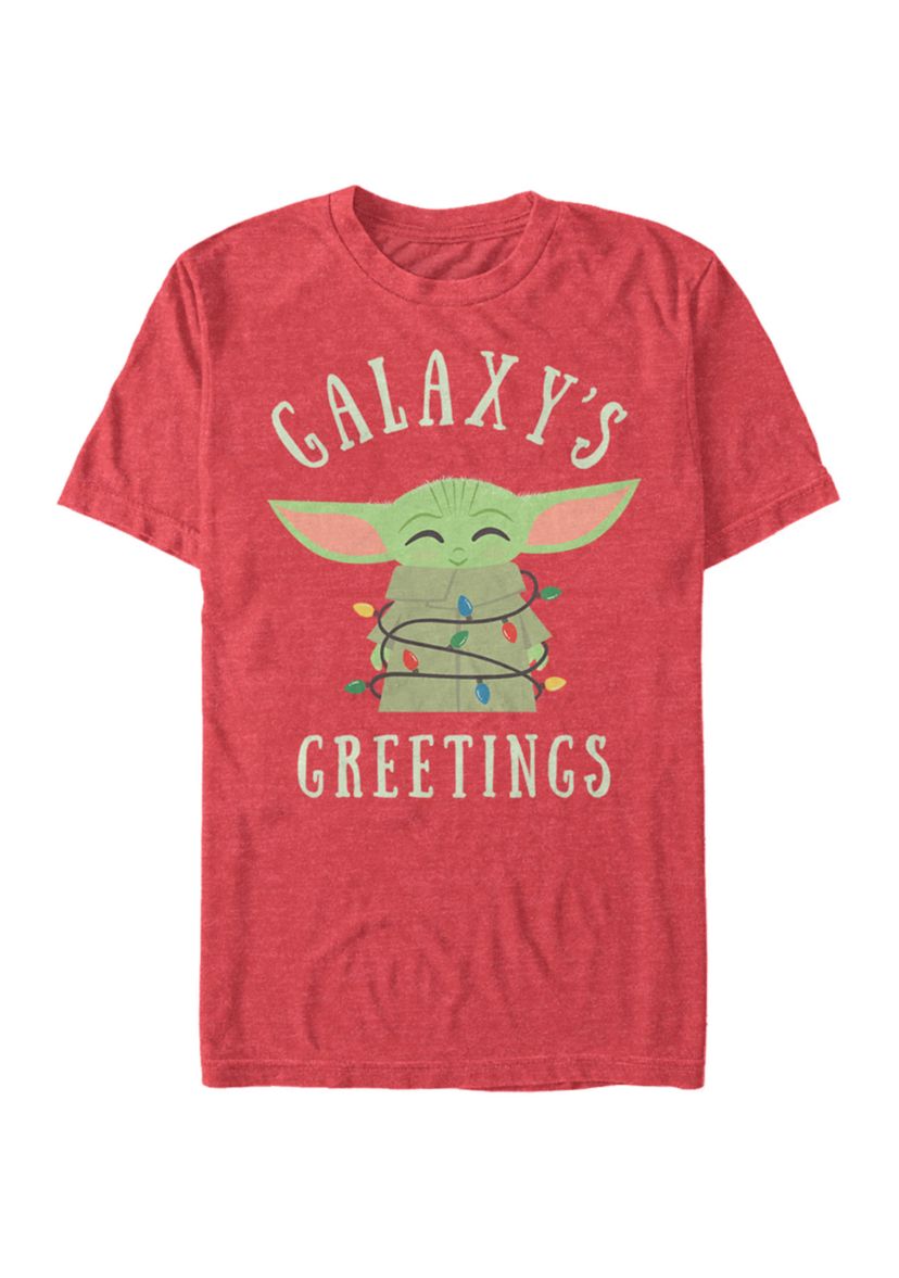 Star Wars™ The Mandalorian Christmas Lights Graphic T-Shirt 