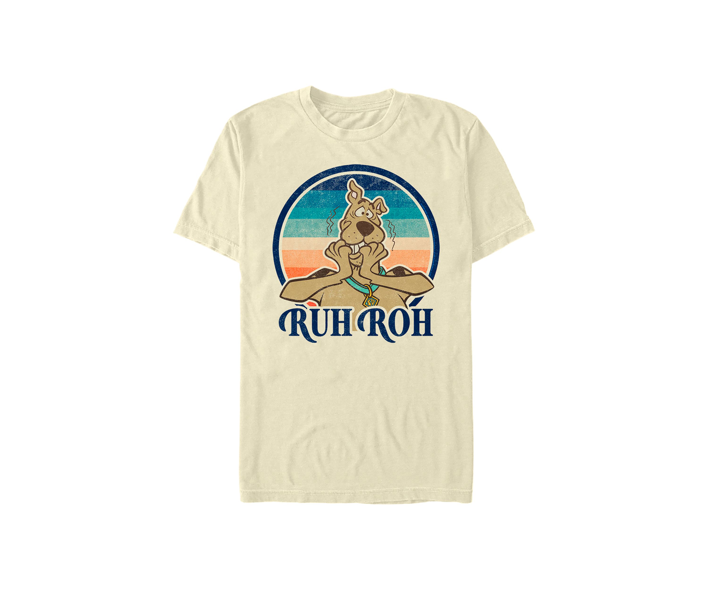 Scooby Doo Sunset Ruh Roh Graphic T-Shirt 