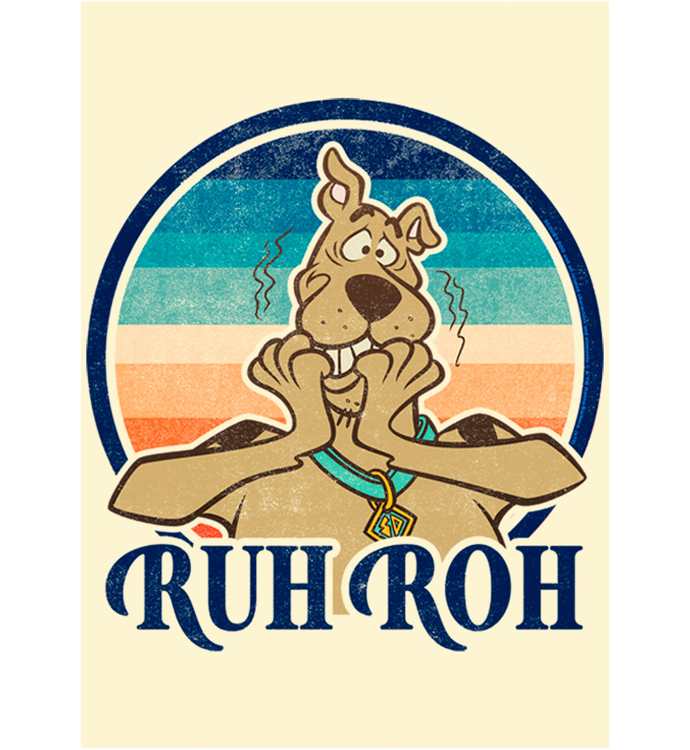 Scooby Doo Sunset Ruh Roh Graphic T-Shirt 