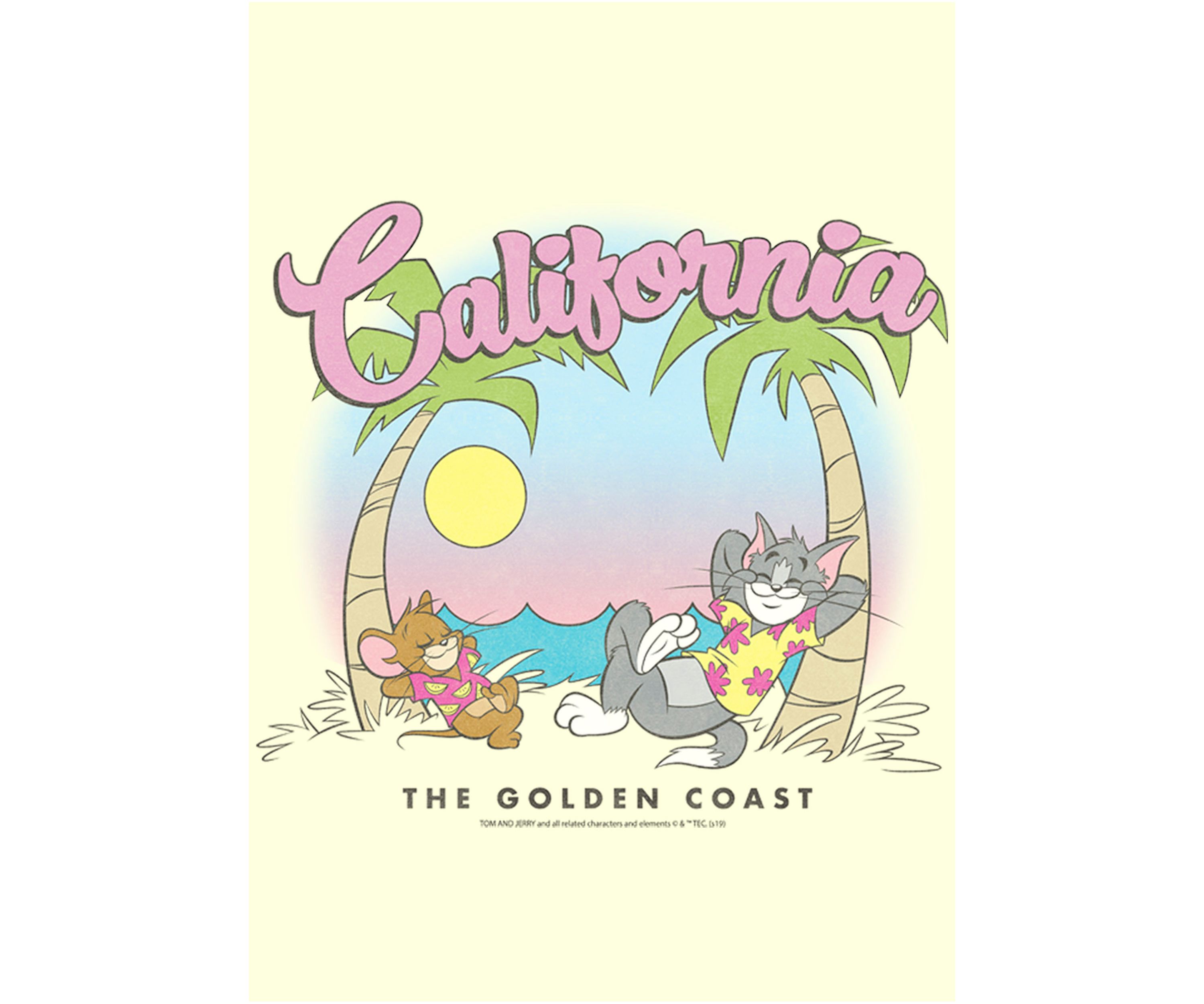 Tom and Jerry California Graphic T-Shirt 