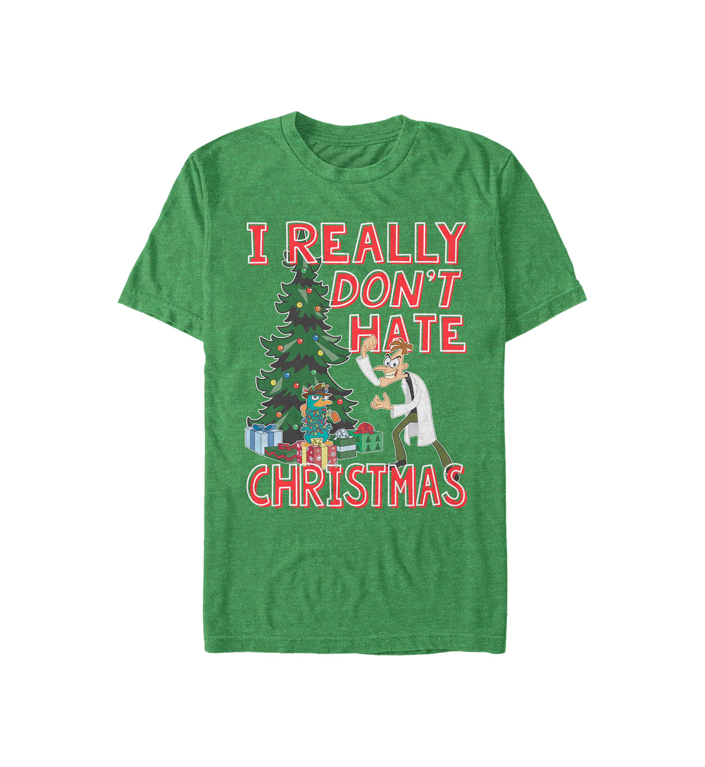 Phineas and Ferb Doof Christmas Graphic T-Shirt