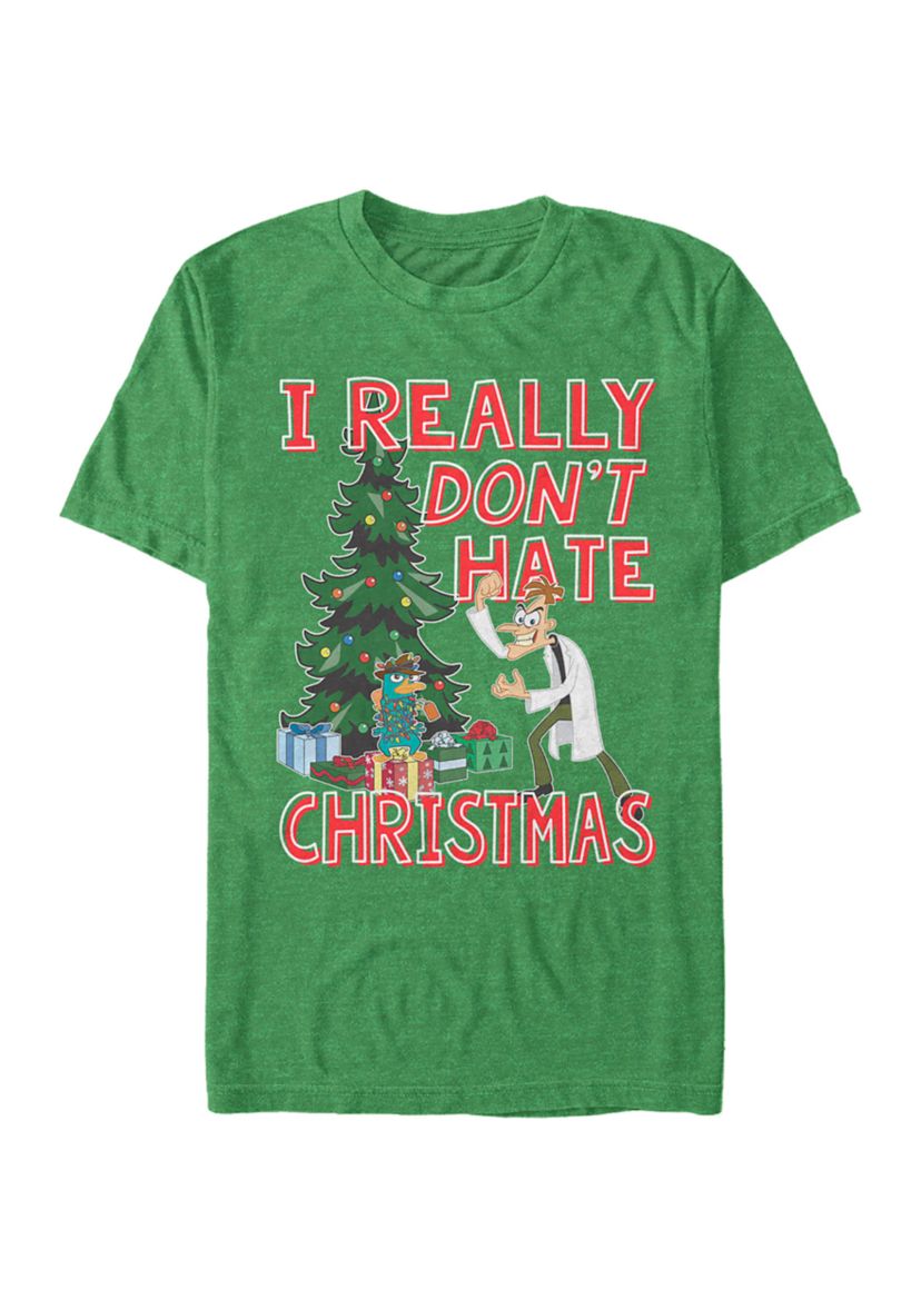 Phineas and Ferb Doof Christmas Graphic T-Shirt