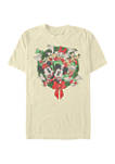 Classic Mickey Friends Wreath Graphic T-Shirt