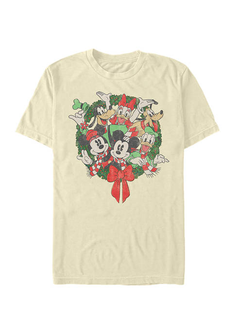 Disney® Classic Mickey Friends Wreath Graphic T-Shirt