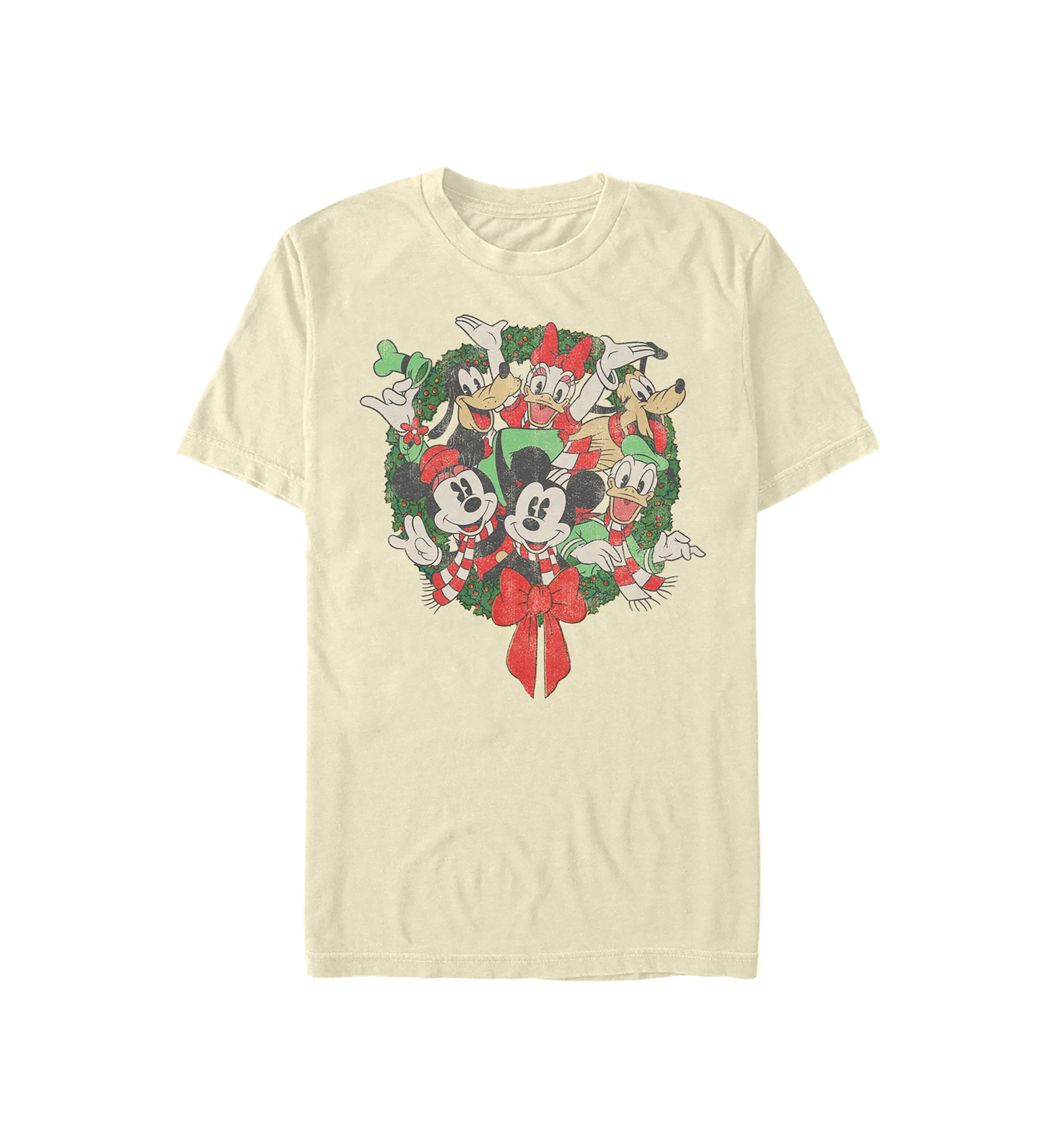 Classic Mickey Friends Wreath Graphic T-Shirt