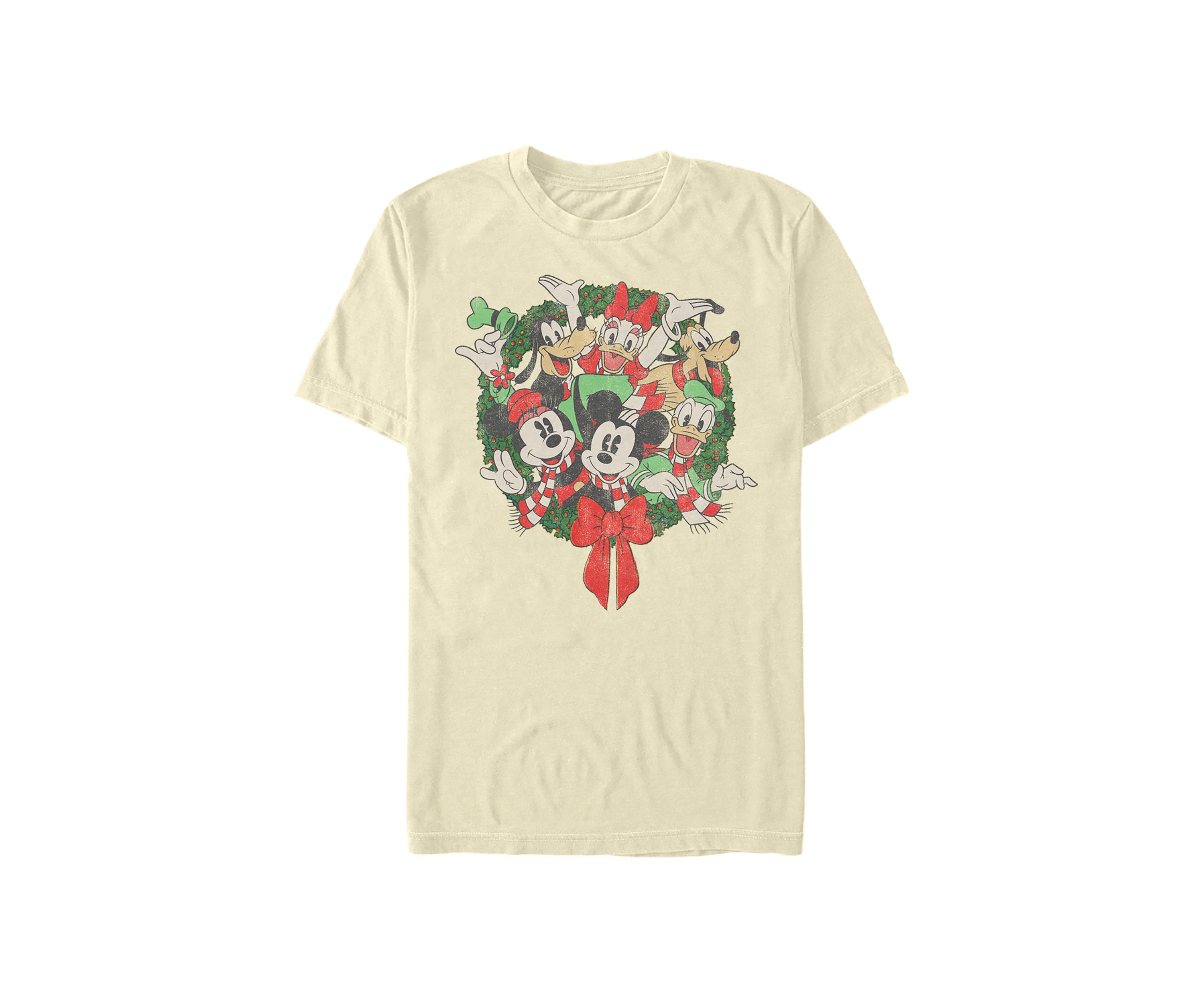 Classic Mickey Friends Wreath Graphic T-Shirt