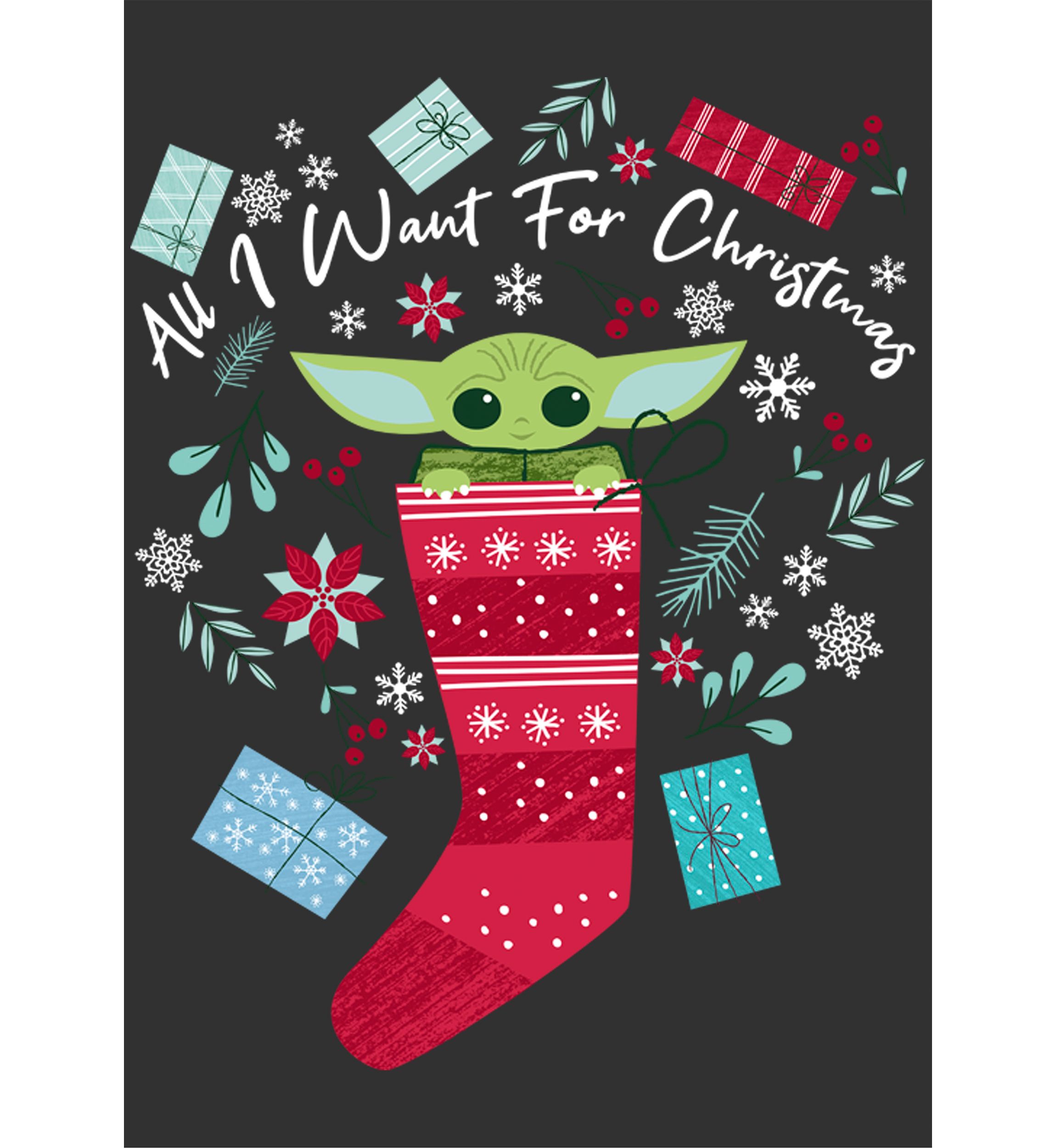 Star Wars® The Mandalorian All I Want For Christmas Graphic T-Shirt