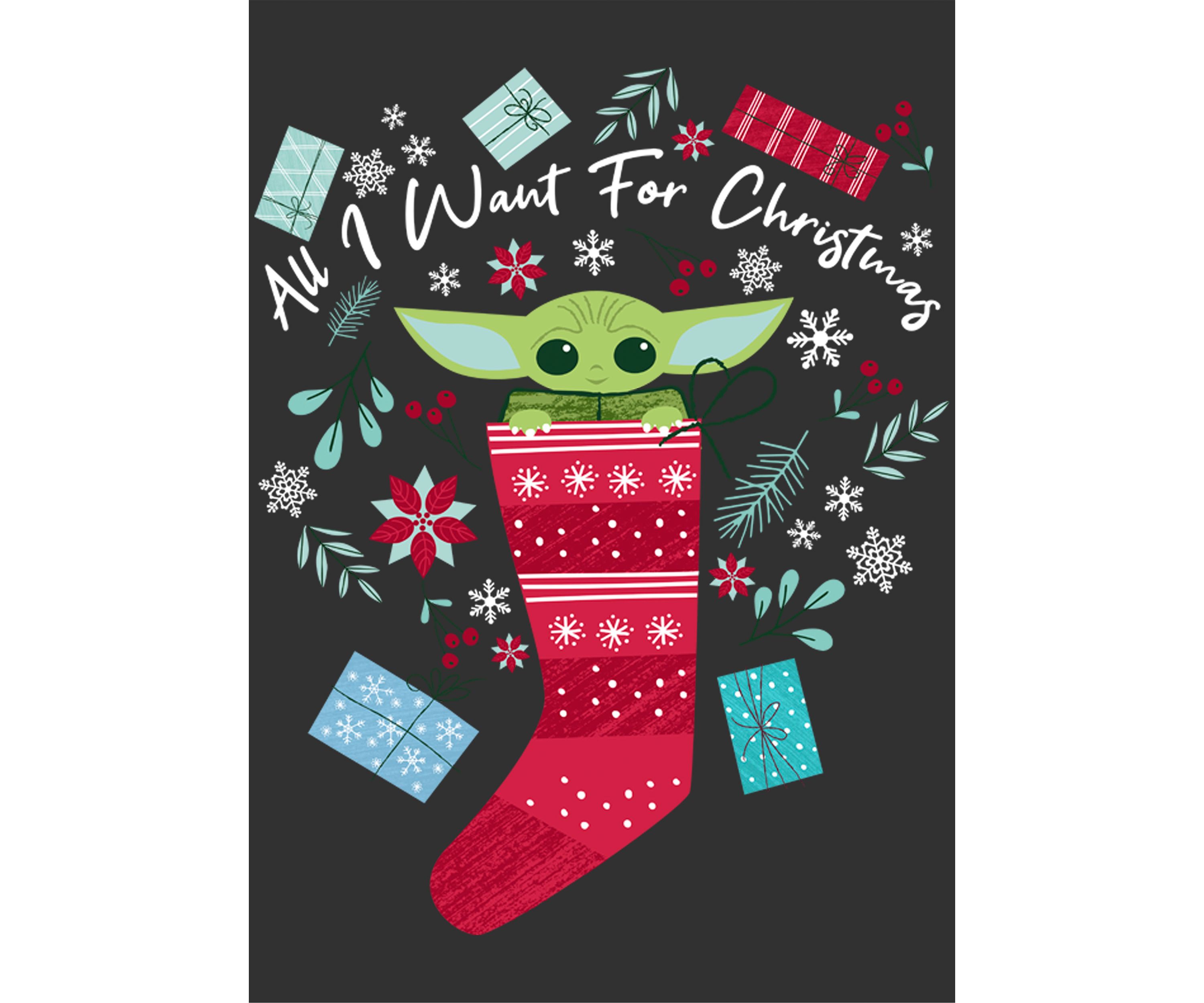 Star Wars® The Mandalorian All I Want For Christmas Graphic T-Shirt