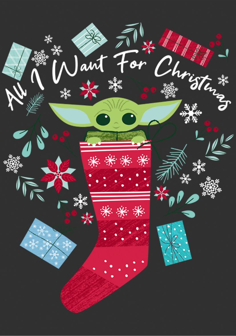 Star Wars® The Mandalorian All I Want For Christmas Graphic T-Shirt