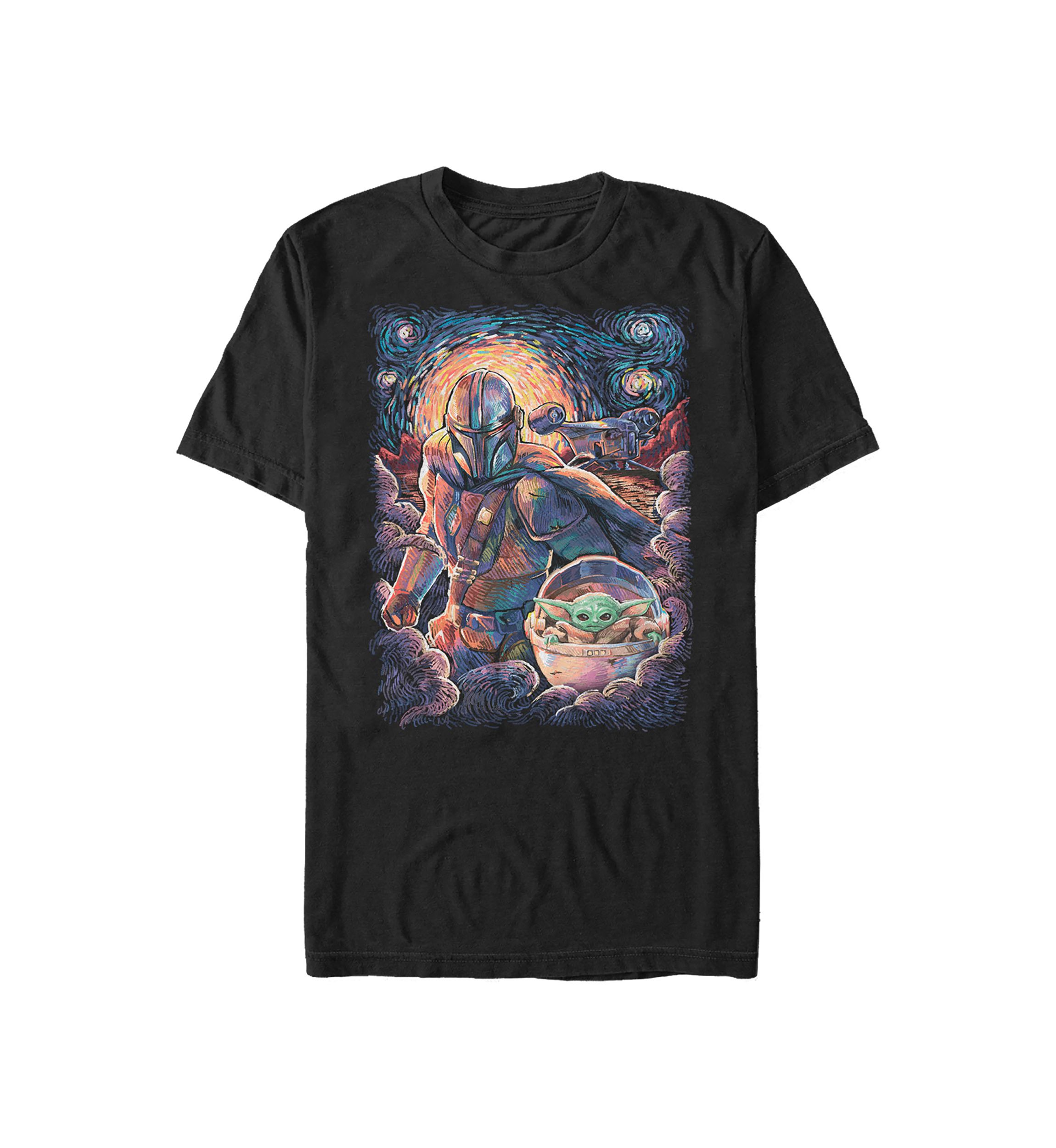 Star Wars® The Mandalorian Mando Child Razor Painty Stars Graphic T-Shirt