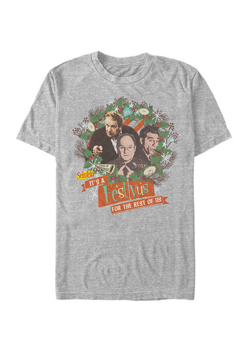 Seinfeld Festivus Wreath Graphic T-Shirt