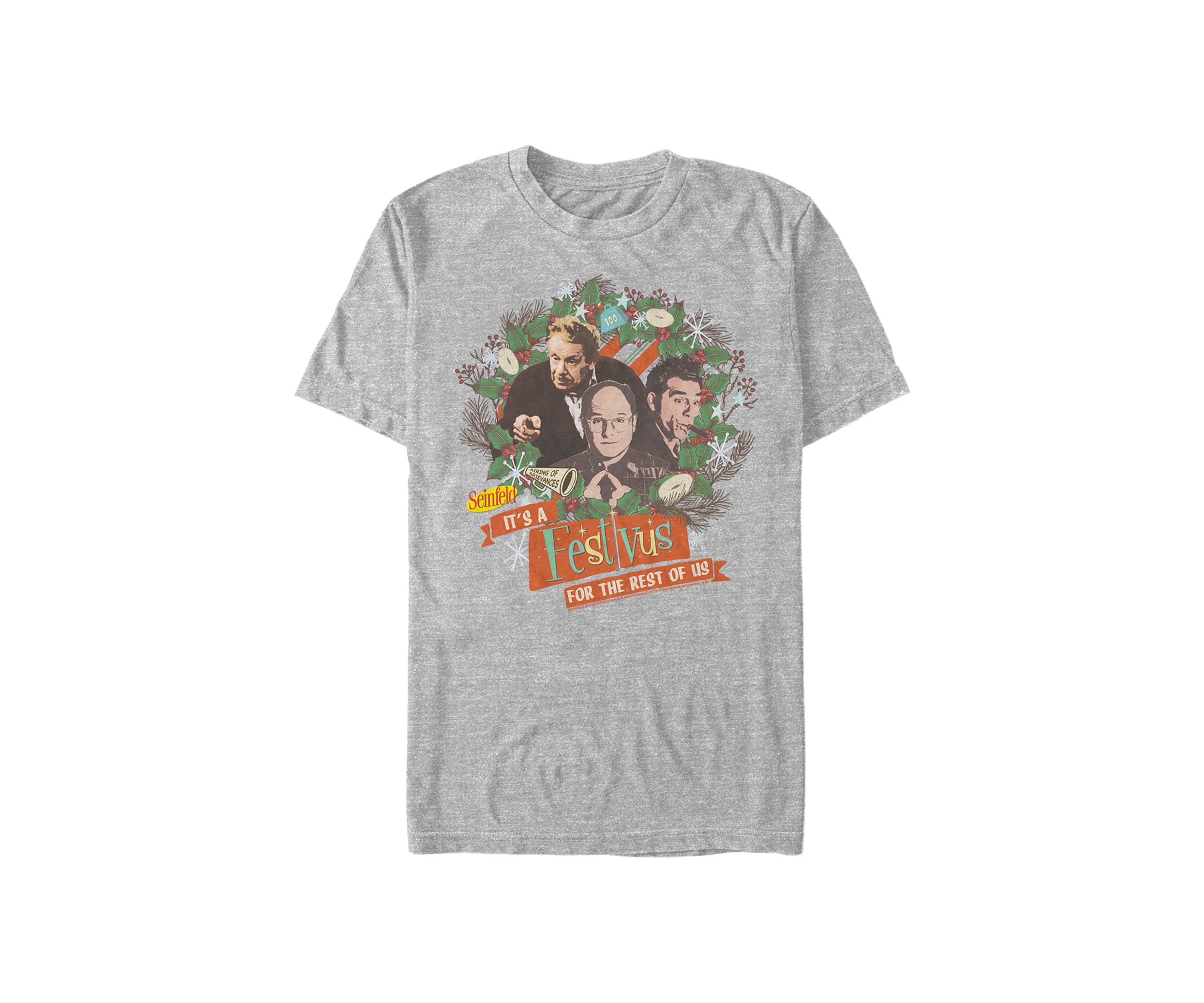 Seinfeld Festivus Wreath Graphic T-Shirt