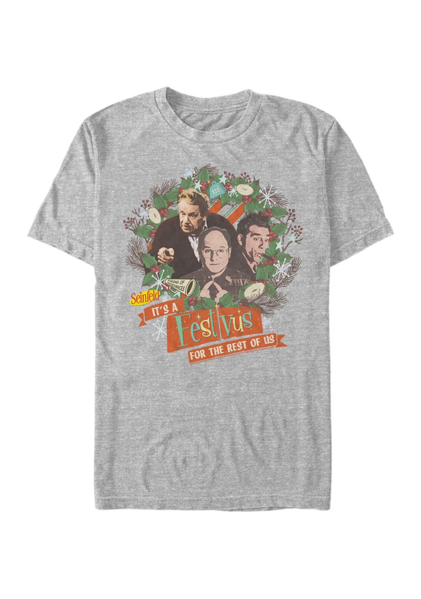 Seinfeld Festivus Wreath Graphic T-Shirt