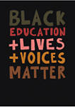 Black Lives Short Sleeve Graphic T-Shirt - Black