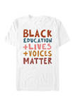 Black Lives Short Sleeve Graphic T-Shirt  - White