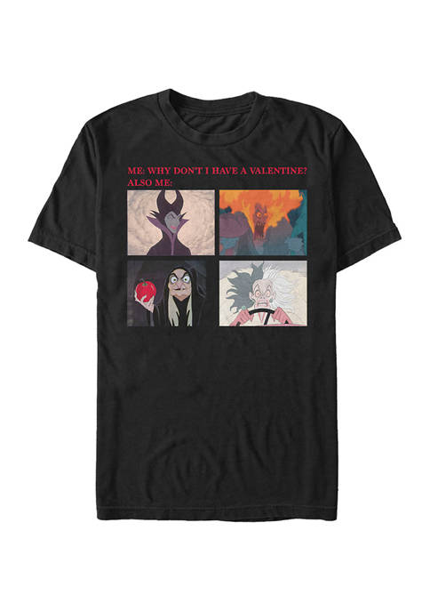 Disney® Villains Valentine Meme Graphic T-Shirt