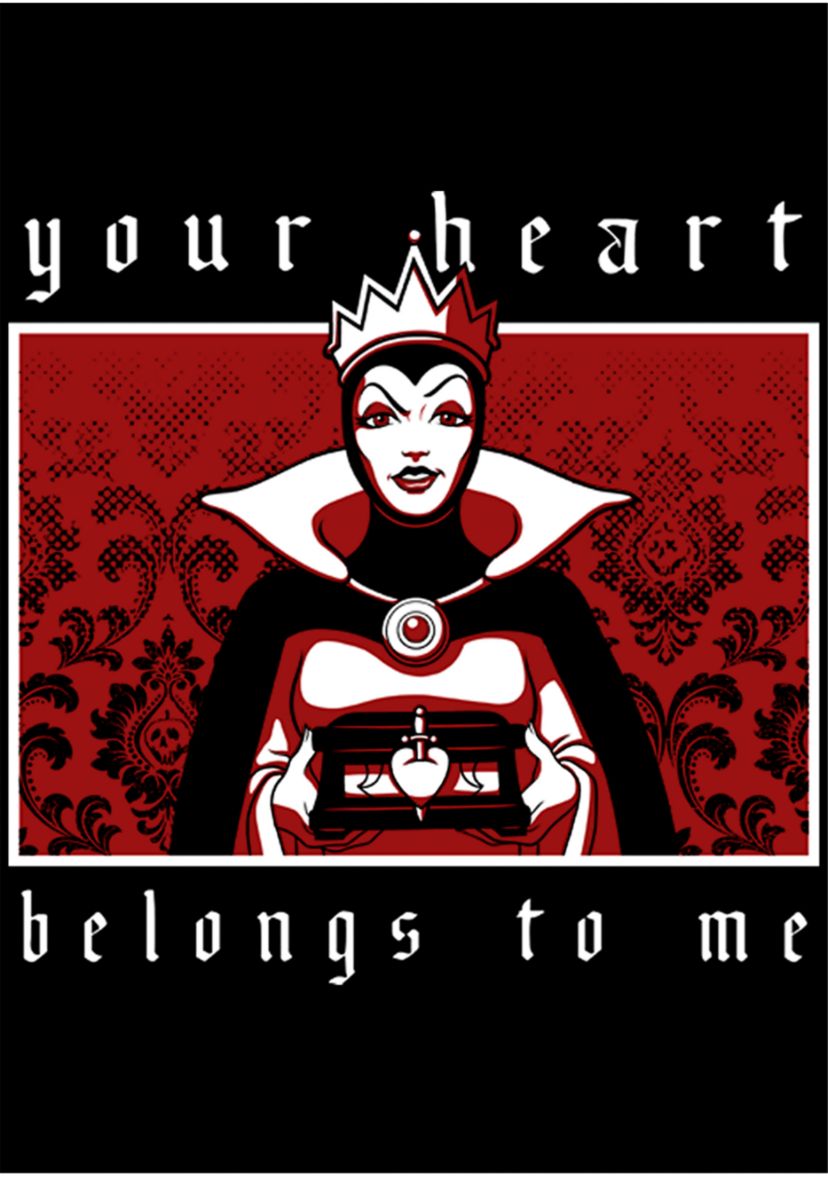 Evil Queen Heart Graphic T-Shirt