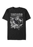  Castlevania Trevor Badge Graphic T-Shirt