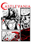 Castlevania Comic Style Graphic T-Shirt