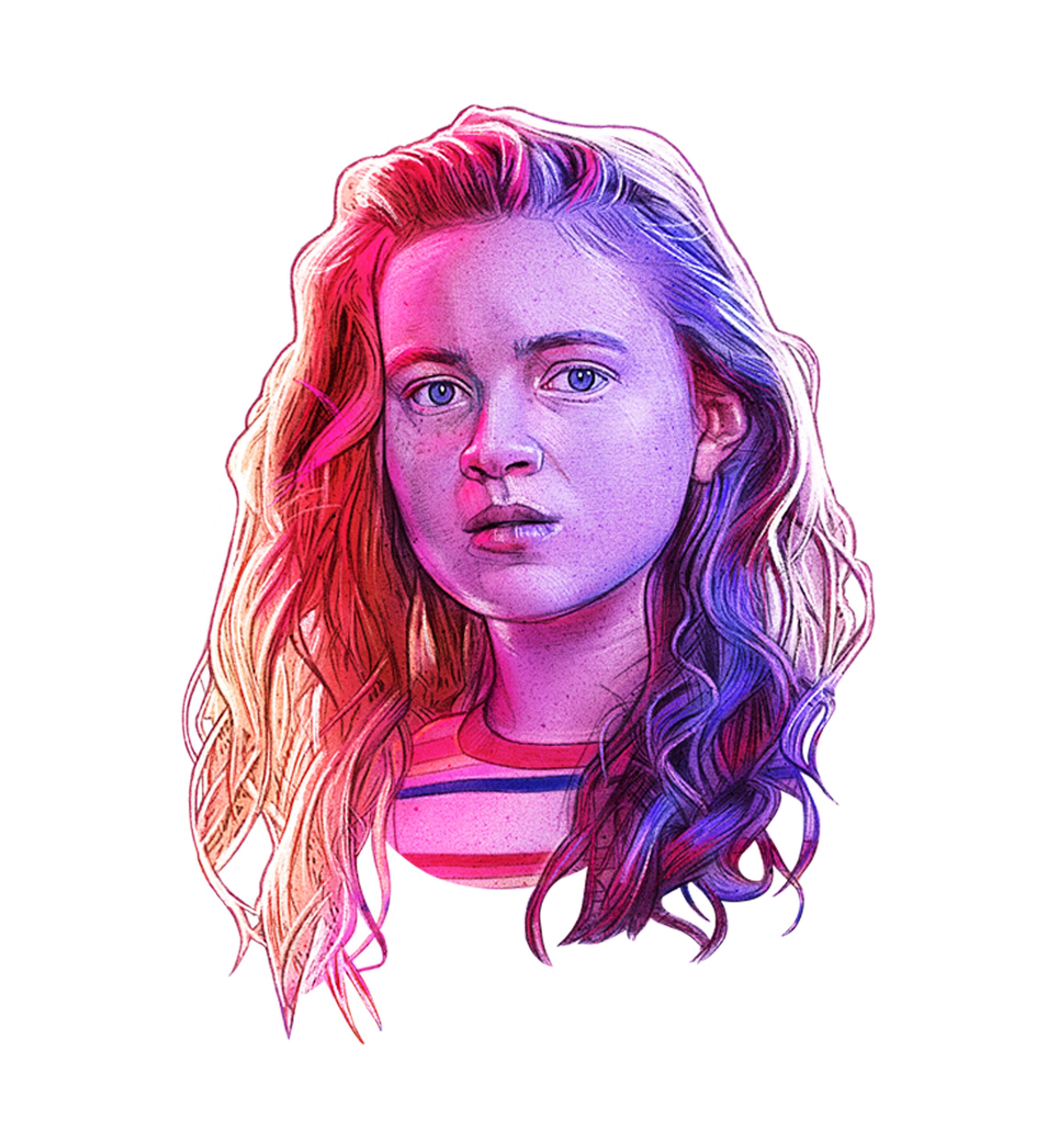 Stranger Things Stranger Things Max Big Face Graphic T-Shirt | Belk