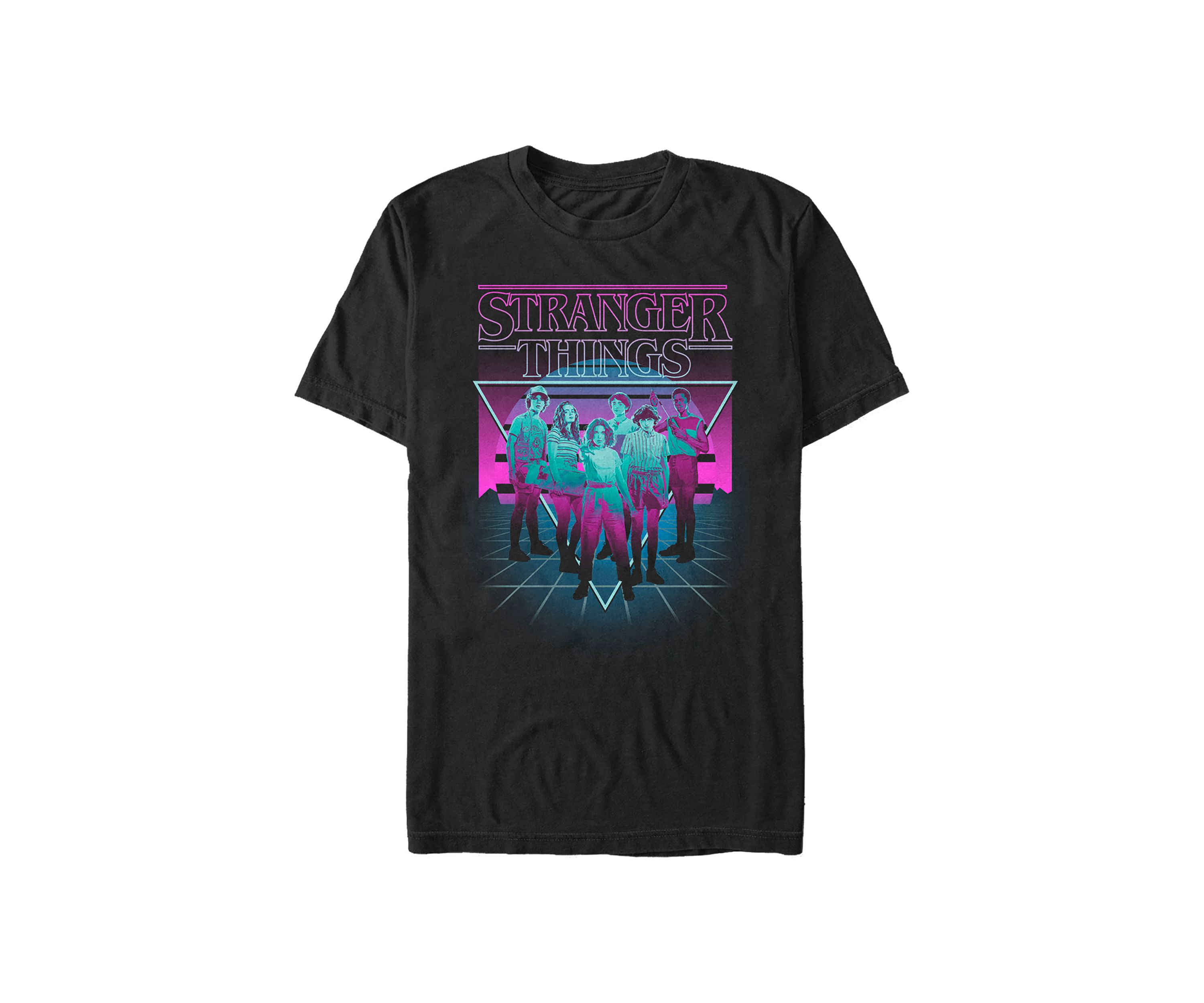 Stranger Things Neon Group Graphic T-Shirt