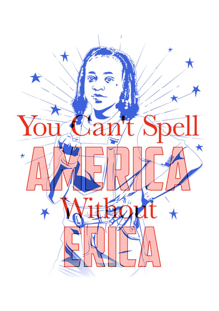 Stranger Things America Erica Graphic T-Shirt
