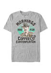 Stranger Things Hopper Coffee Morning Graphic T-Shirt
