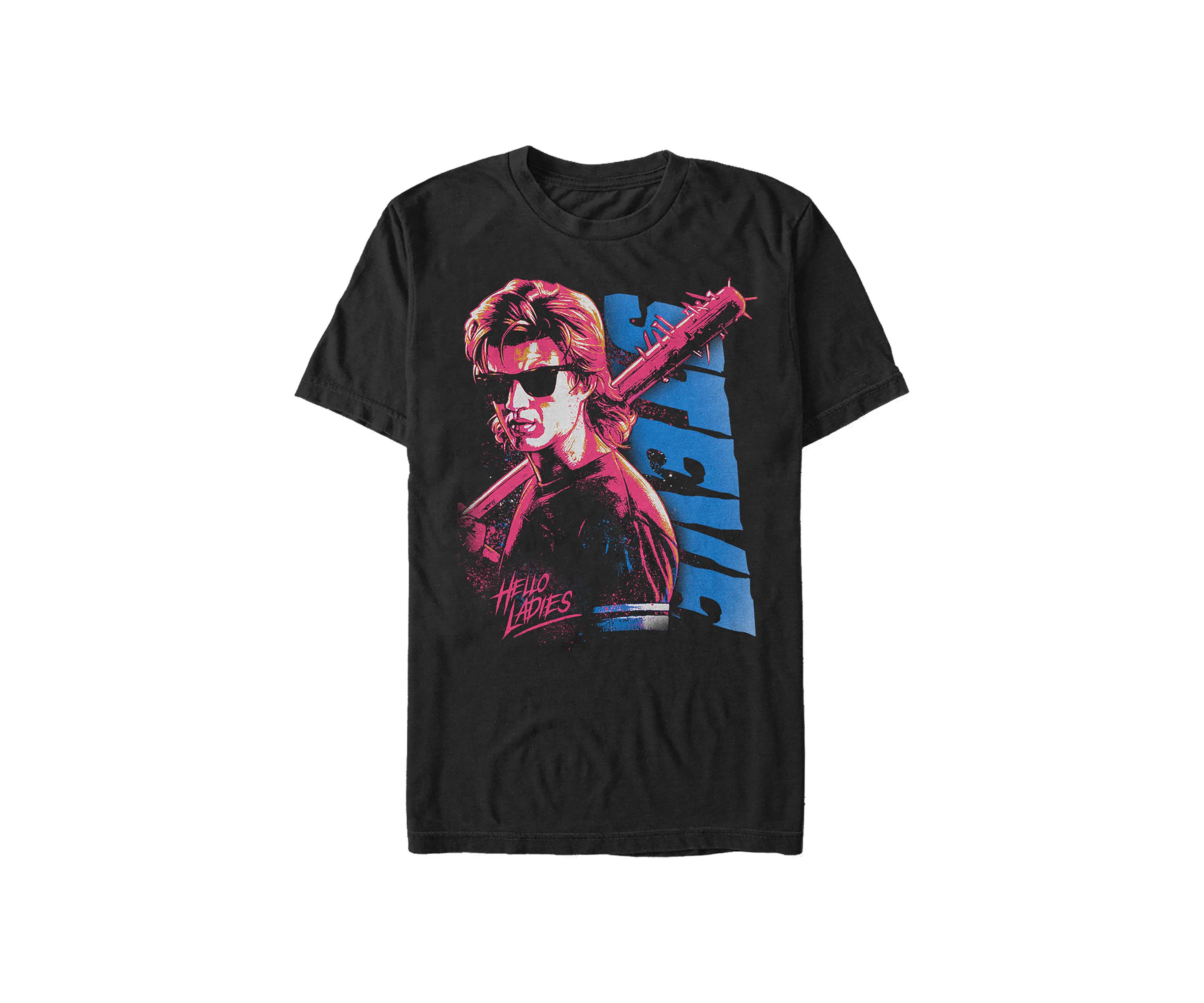 Stranger Things Splatterpunk Steve Graphic T-Shirt