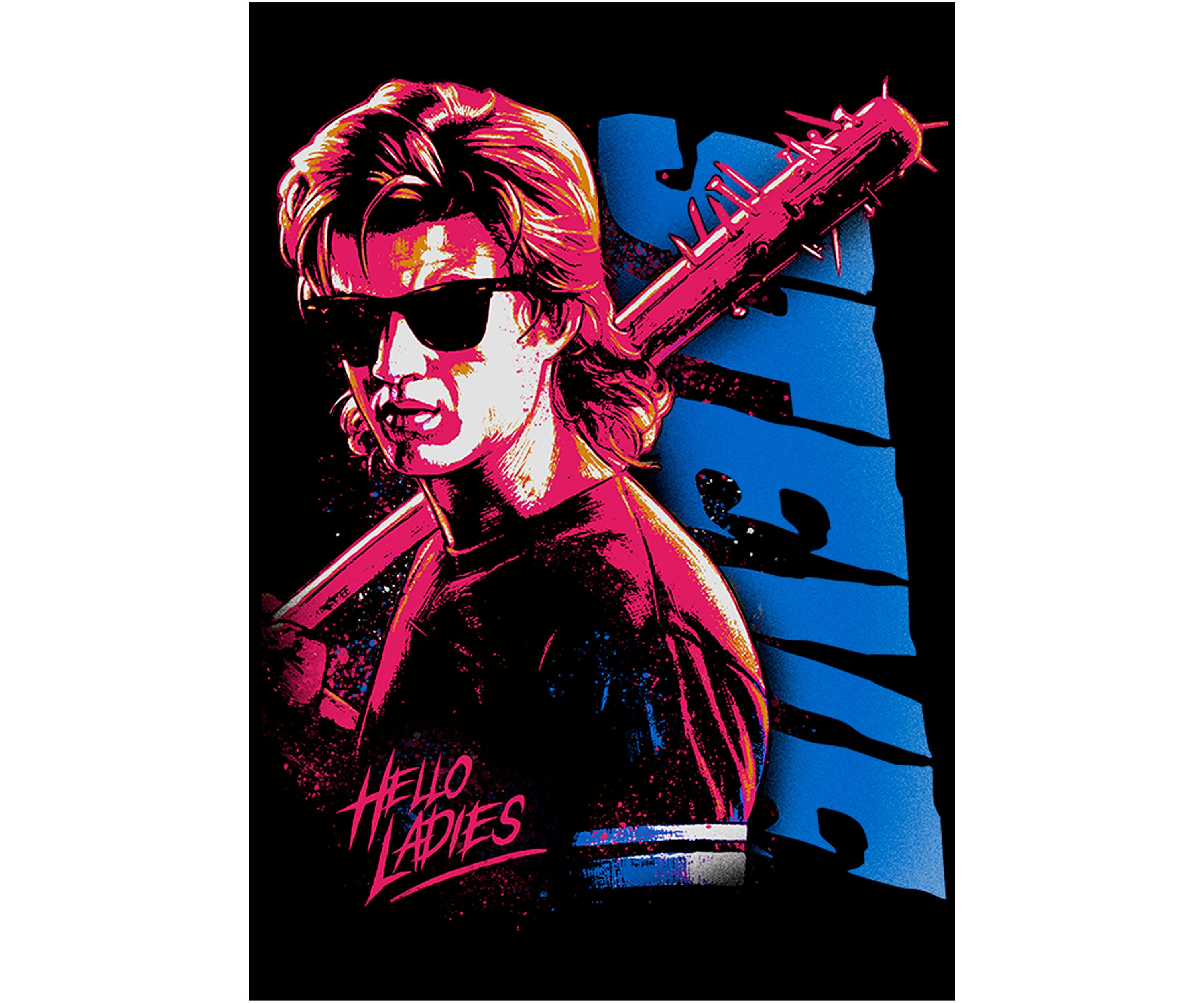 Stranger Things Splatterpunk Steve Graphic T-Shirt