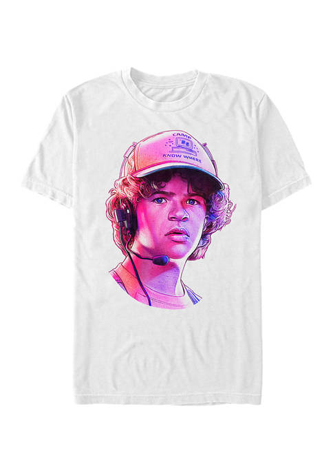  Stranger Things Dusty Big Face Graphic T-Shirt