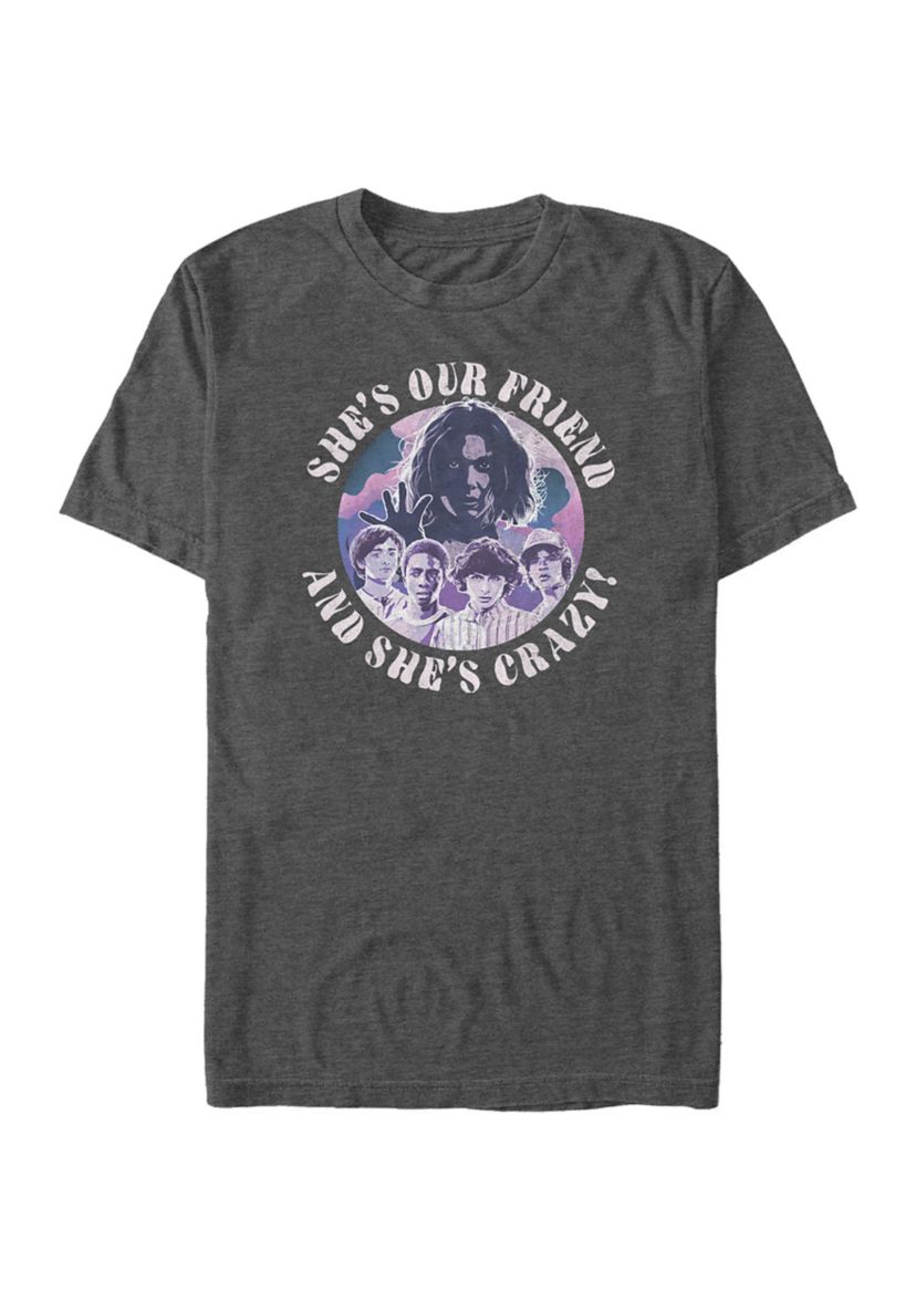 Stranger Things Our Friend Is Crazy Graphic T-Shirt