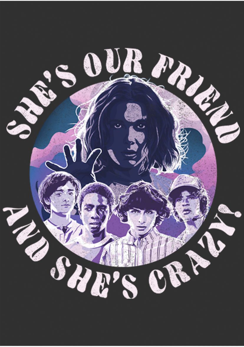 Stranger Things Our Friend Is Crazy Graphic T-Shirt