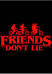 Stranger Things Friends Dont Lie Graphic T-Shirt
