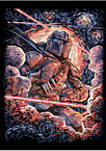 Star Wars The Mandalorian Mando Painted Starries T-Shirt