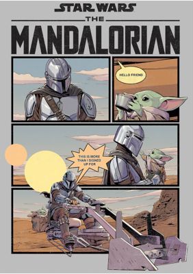 Star Wars® The Mandalorian Mando Comic Graphic T-Shirt