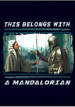 Star Wars The Mandalorian MandoMon Episode 5  Not the Way Graphic T-Shirt