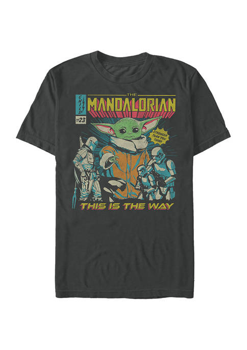 Star Wars The Mandalorian Child Poster Graphic T-Shirt