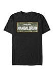 Star Wars The Mandalorian Mando Camo Logo Graphic T-Shirt