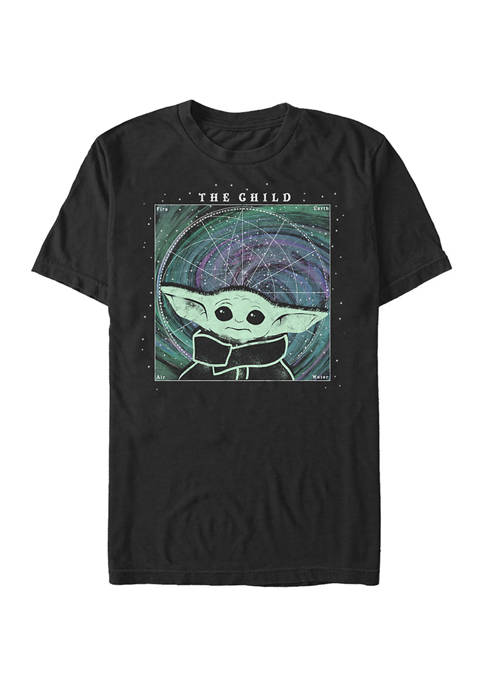 Star Wars The Mandalorian Yoda Child Space Graphic T-Shirt